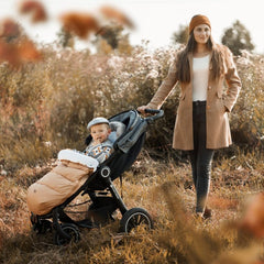 Universalus žieminis vokelis - miegmaišis į vežimėlį PETITE&MARS 4in1 Comfy - Veritable Khaki