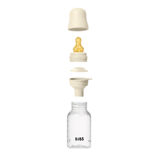 Bibs plastikinis buteliukas nuo dieglių 150 ml - pilnas rinkinys - Spalva - Ivory