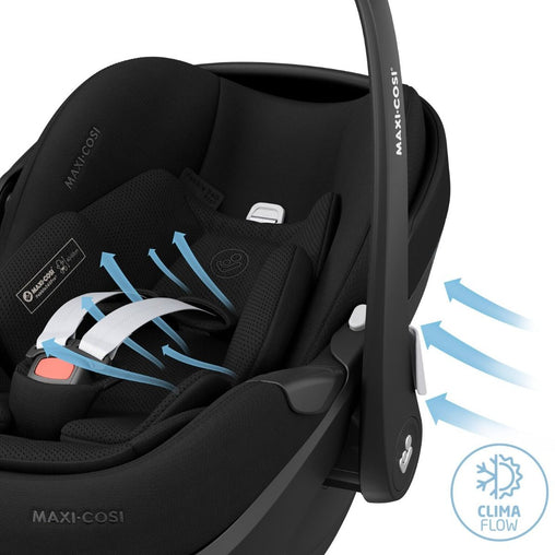 Automobilinė kėdutė  Maxi Cosi Pebble 360 Pro²  i-Size 0 -13kg - Spalva - Twillic Black