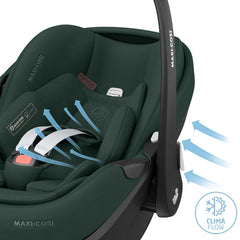 Automobilinė kėdutė  Maxi Cosi Pebble 360 Pro²  i-Size 0 -13kg - Spalva - Twillic Green