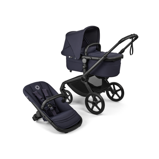 Bugaboo Fox 5 Renew 2 in 1 - Spalva - Black - Deep Indigo - Deep Indigo