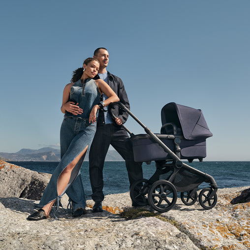 Bugaboo Fox 5 Renew 2 in 1 - Spalva - Black - Deep Indigo - Deep Indigo