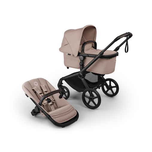 Bugaboo Fox 5 Renew 2 in 1 - Spalva - Black - Desert Taupe - Melange Desert Taupe