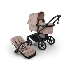 Bugaboo Fox 5 Renew 2 in 1 - Spalva - Black - Desert Taupe - Melange Desert Taupe