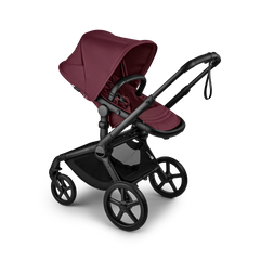 Bugaboo Fox 5 Renew 2 in 1 - Spalva - Black - Dark Cherry - Dark Cherry