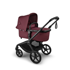 Bugaboo Fox 5 Renew 2 in 1 - Spalva - Black - Dark Cherry - Dark Cherry