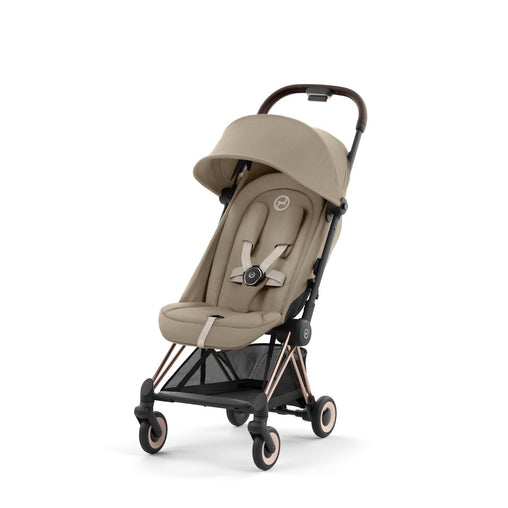 CYBEX Coya vežimėlis Cozy Beige (Rosegold Frame)