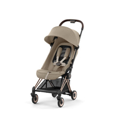 CYBEX Coya vežimėlis Cozy Beige (Rosegold Frame)