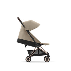 CYBEX Coya vežimėlis Cozy Beige (Rosegold Frame)