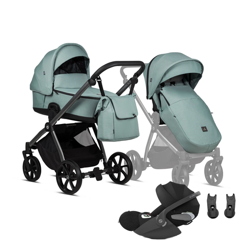 Tutis Mio3+ Thermo universalus vežimėlis 3in1 (243) + Cybex Cloud T autokėdutė