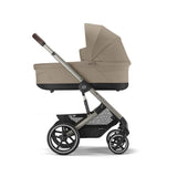 CYBEX Balios S Lux universalus 2in1 vežimėlis, Almond Beige (Taupe Frame)