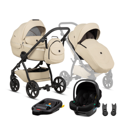 Tutis Uno5+ UNICO universalus vežimėlis 4in1 (151) + Tutis Elo Lux i-Size autokėdutė ir Isofix bazė