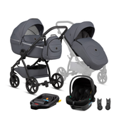 Tutis Uno5+ UNICO universalus vežimėlis 4in1 (148) + Tutis Elo Lux i-Size autokėdutė ir Isofix bazė